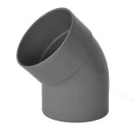 Pz. Adequa codo 45 m-h D75 Ral-7037