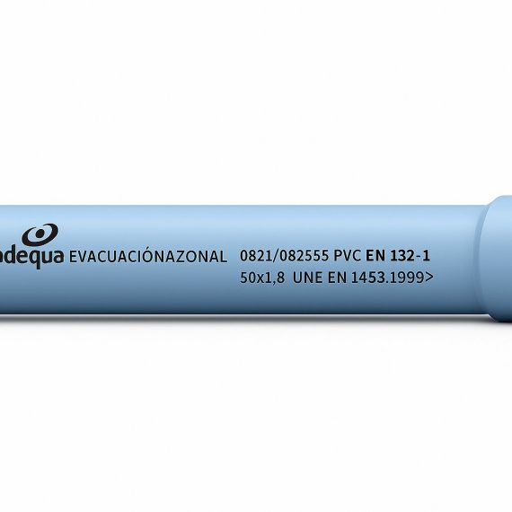 Pz. Tubo PVC Adequa Evacuación EVAC+ M1 DN 50 3M