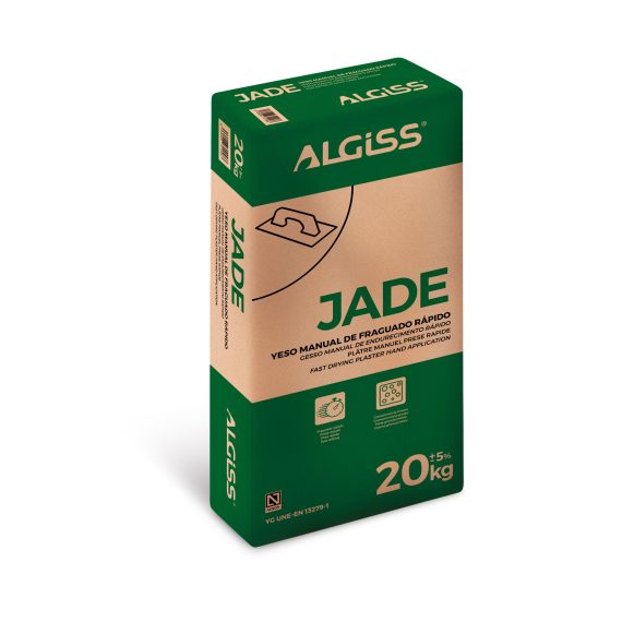 Saco yeso Algiss jade (20kg) manual rapido