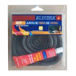 Pz. Junta fibra de vidrio redonda/trenzada 12mm