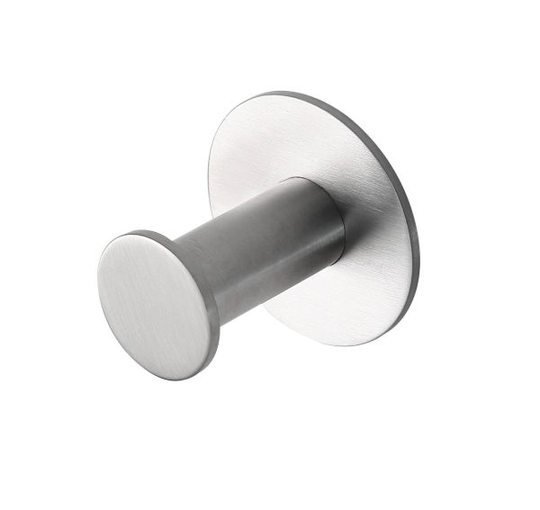 Robe hook Baho Bolt brushed steel (3M adhesive)