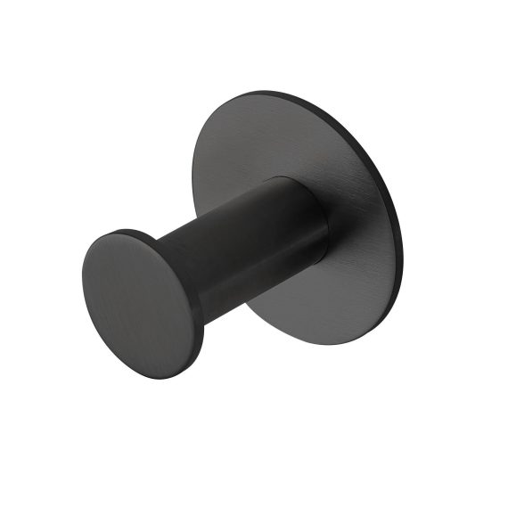 Percha Baho Bolt negro (adhesivo 3M)