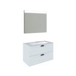 Conjunto Baho Plus 80 Century White (Espejo Led)