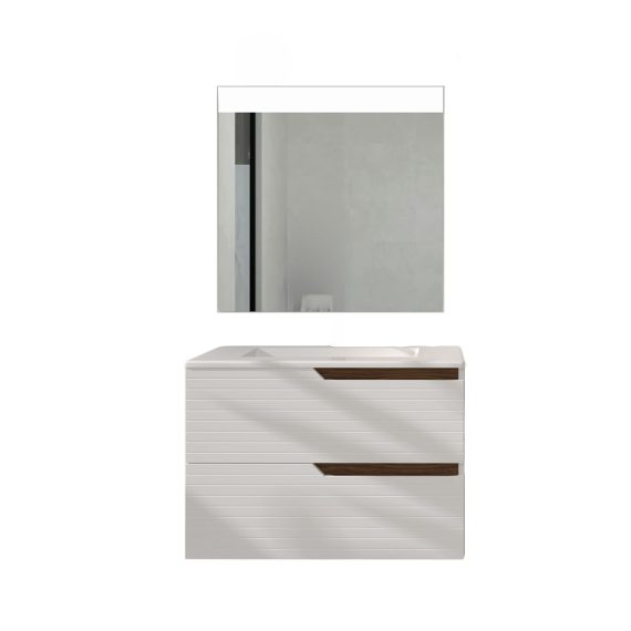 Conjunto Baho Plus 60 Donna Bianco (Espejo Led)