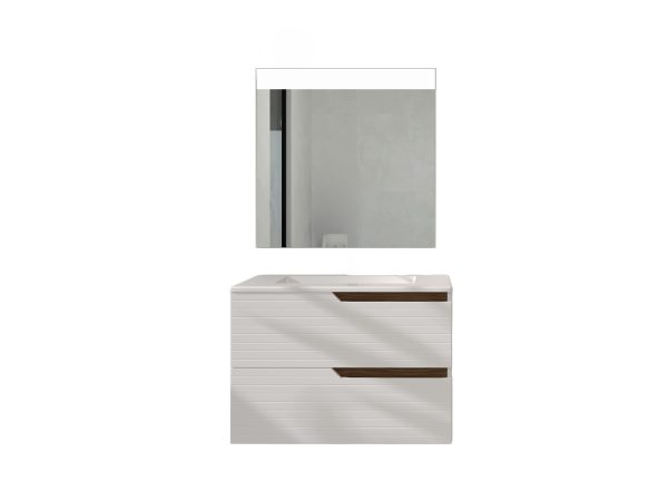 Set Baho Plus 60 Donna Bianco (Led Mirror)
