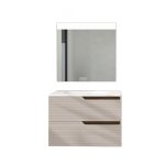 Conjunto Baho Plus 60 Donna Frappe (Espejo Led)
