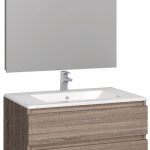 Conjunt Baho manning susp. 80 roure cambrian amb mirall led