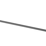 Toallero Baho Bolt gunmetal 40cm (adhesivo 3M)