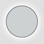 Espejo Baho Halo 80 con luz led negro
