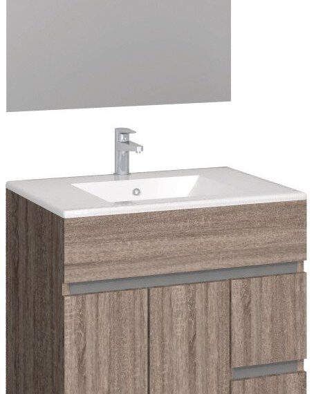 Conjunt Baho matty a terra 70 cambrian amb mirall llis