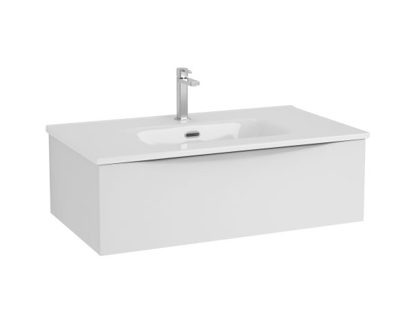 Moble Baho Lucca 1 calaix suspès 80 blanc mat