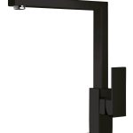 Grifo de cocina Baho Iris caño recto negro mate