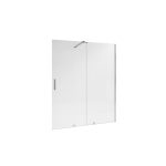 Mampara Baho Cielo con perfileria cromo 150 cm