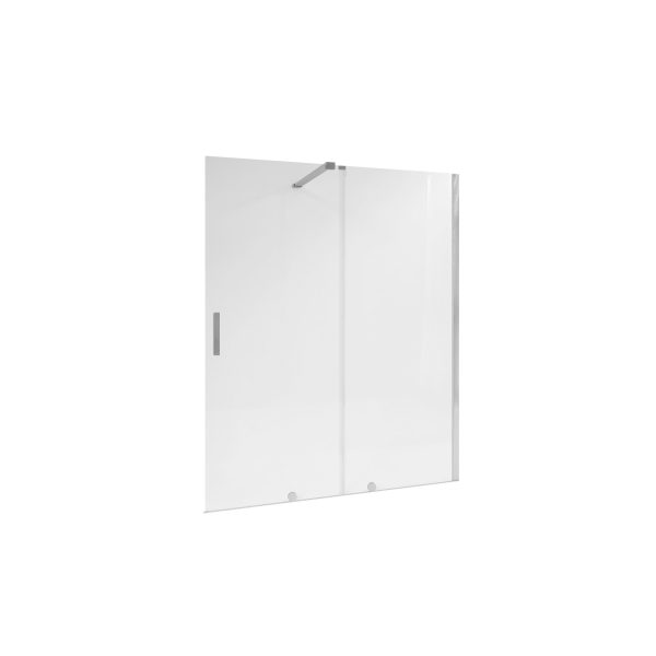 Mampara Baho Cielo amb perfileria crom 150 cm