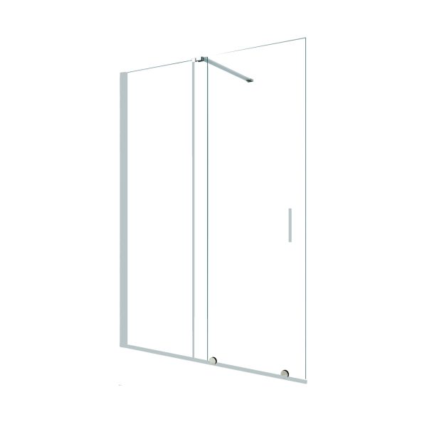 Duschabtrennung Baho Cielo mit Chromprofilen 140 cm