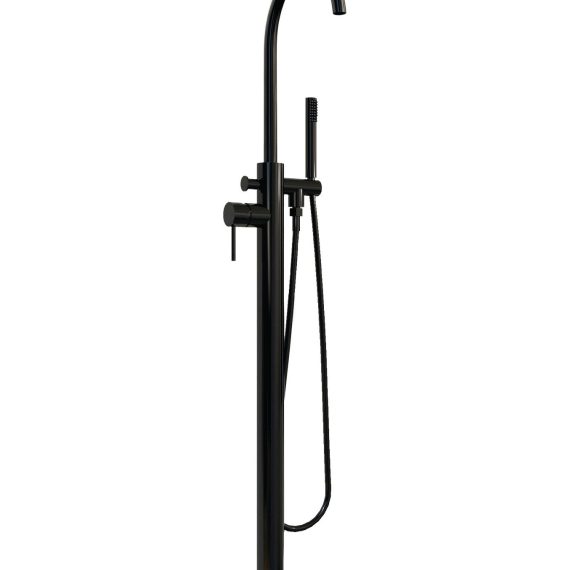 Grifo de bañera Baho Rondo Exenta negro