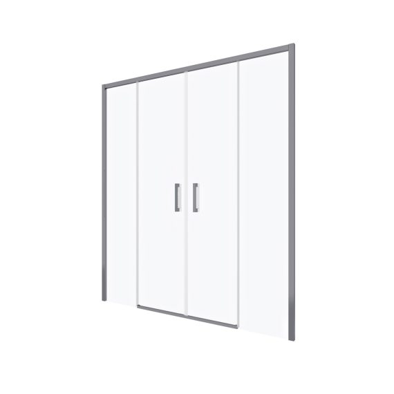 Mampara Baho Palio Longa transparente 195cm 187-190