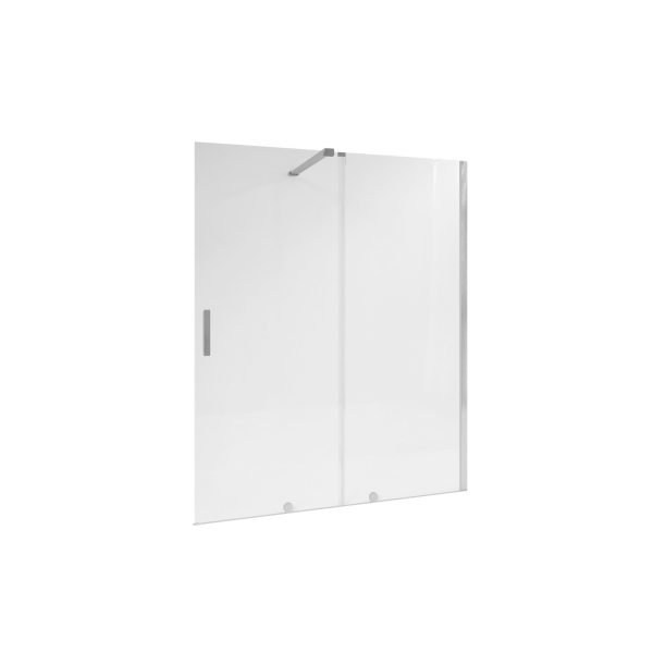 Mampara Baho Cielo amb perfileria crom 125 cm