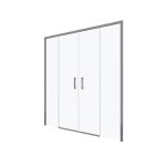Mampara Baho Palio Longa transparente 195cm 177-180