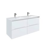 Mueble Baho Calma suspendido 120 blanco mate