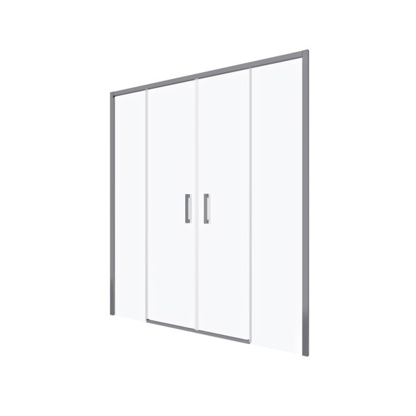 Shower screen Baho Palio Longa transparent 195cm 162-165