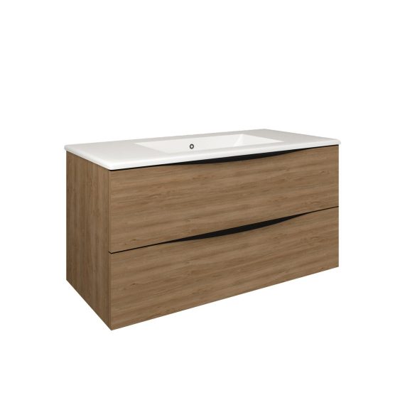 Mueble Baho Lucca 2C suspendido 100 roble natural