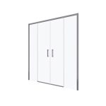 Mampara Baho Palio Longa transparente 195cm 157-160