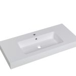 Lavabo con faldon Baho Bianco V 100×46