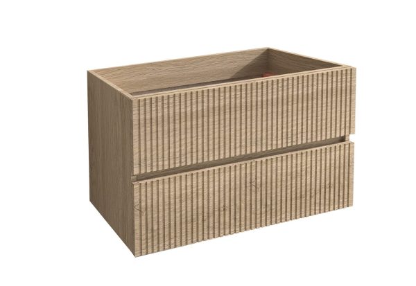 Mueble Baho Vertia 2C suspendido 100x45 Roble pegaso