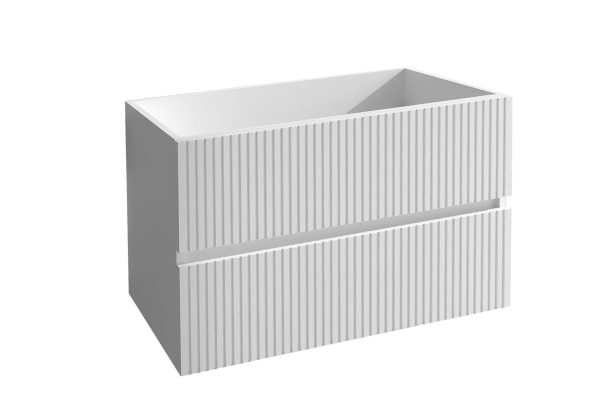 Mueble Baho Vertia 2C suspendido 100x45 Blanco mate