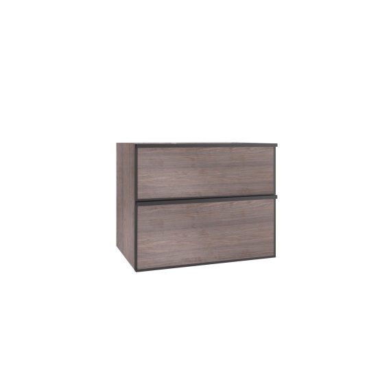 Mueble Baho Quadro suspendido 120x45cm Palma Roble