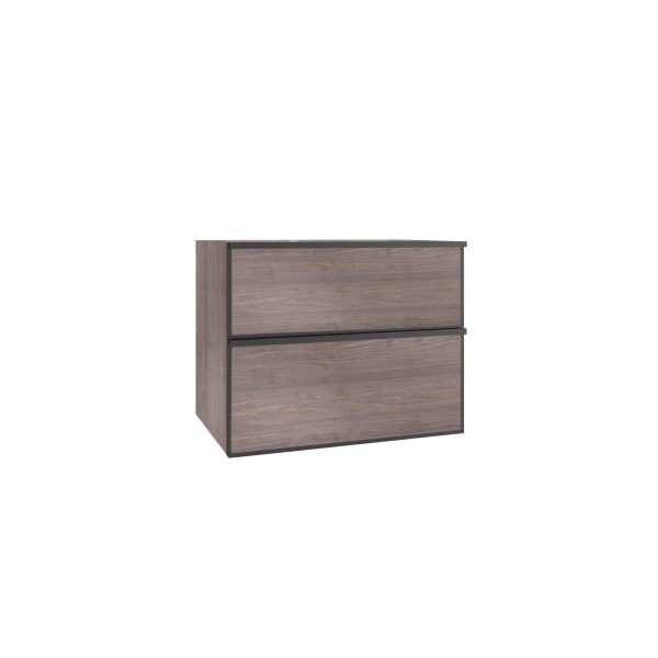 Mueble Baho Quadro suspendido 120x45cm Palma Roble