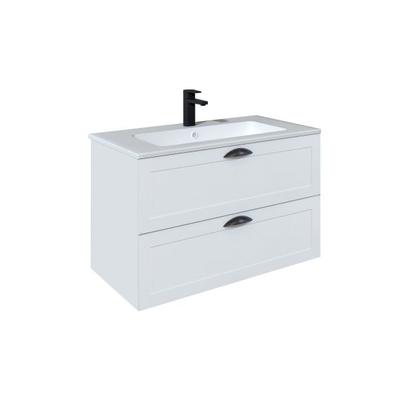 Mueble Baho Century suspendido de 80 White