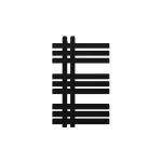 Radiador electrico Baho Mistral 80×50 negro
