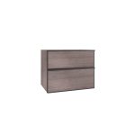 Mueble Baho Quadro suspendido 100x45cm Palma Roble
