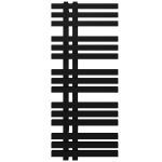 Radiador de agua Baho Mistral 120×50 negro