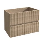 Mueble Baho Vertia 2C suspendido 80×45 Roble pegaso