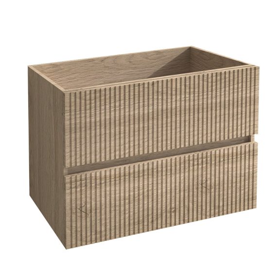 Mueble Baho Vertia 2C suspendido 80x45 Roble pegaso