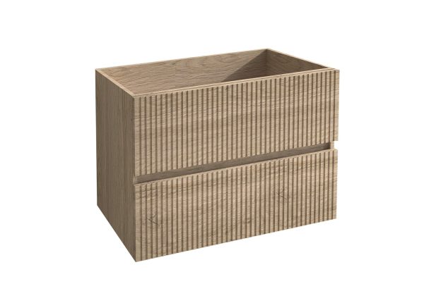 Mueble Baho Vertia 2C suspendido 80x45 Roble pegaso