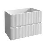 Mueble Baho Vertia 2C suspendido 80×45 Blanco mate