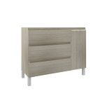 Mueble Baho Nordic Roble pegaso 3C 1P 120×45 a suelo