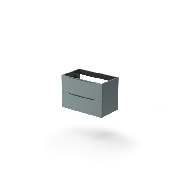Mueble Baho Clua 2C suspendido 100 Verde jade mate