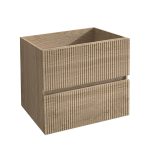 Mueble Baho Vertia 2C suspendido 60×45 Roble pegaso