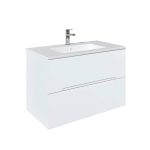 Mueble Baho Calma suspendido 90 blanco brillo