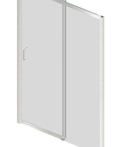 Mampara Baho Orizon Cromo 146-150cm