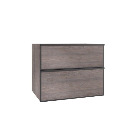 Mueble Baho Quadro suspendido 80x45cm Palma Roble