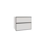 Mueble Baho Quadro suspendido 80x45cm Gris Nube Mate