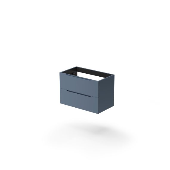 Mueble Baho Clua 2C suspendido 80 Azul amalfi mate