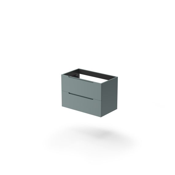 Mueble Baho Clua 2C suspendido 80 Verde jade mate