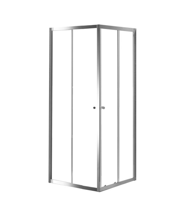 Mampara Baho Sensai III dutxa 80x80 quadrada transparent